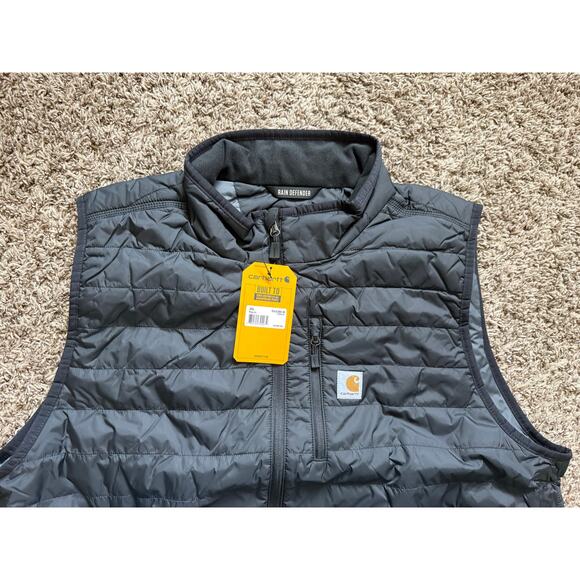 Carhartt Men’s Rain Defender Insulated Vest Lightweight Size 3XL Relaxed Fit NWT - Picture 7 of 11